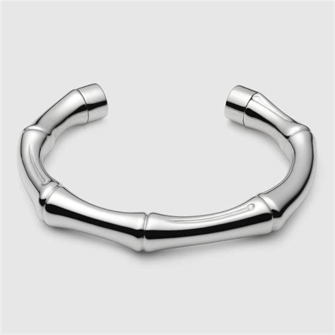 gucci bamboo bracelet silver.